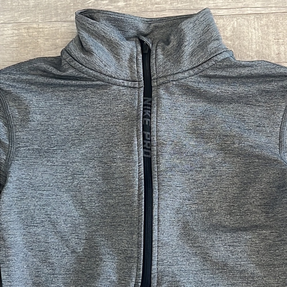 Nike Pro Hyperwarm Quarter Zip Jacket Womens Xs G… - image 2